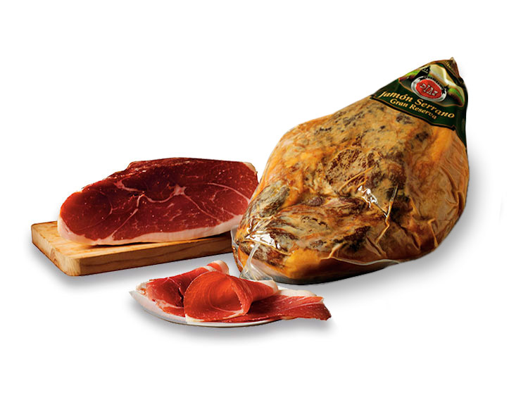 Centro de Jamón Serrano Cerdo blanco Duroc